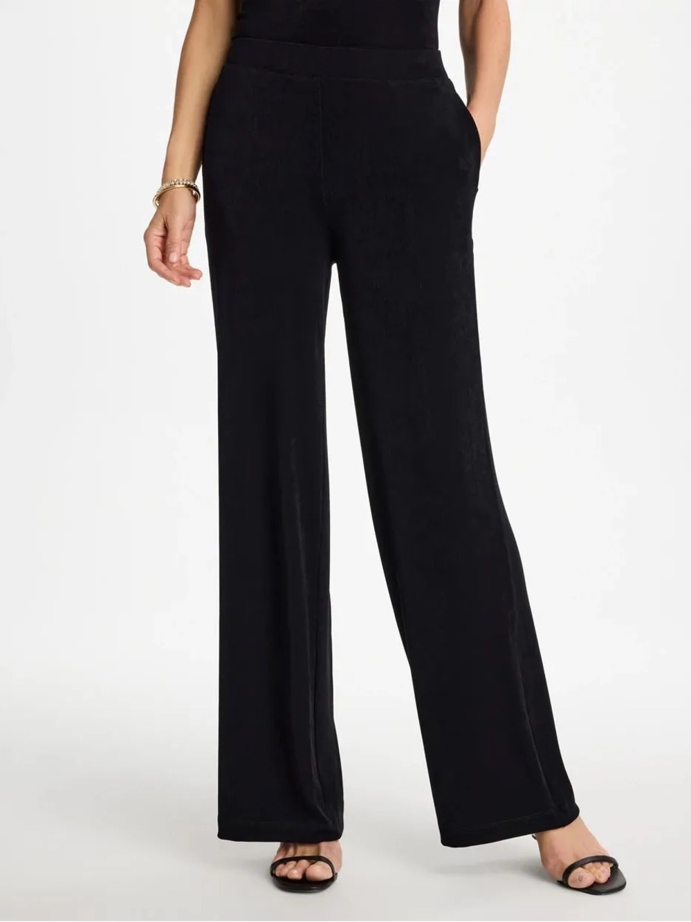 Chico’s Travelers Women's Black Pull-On Pants (SIZE: 1)